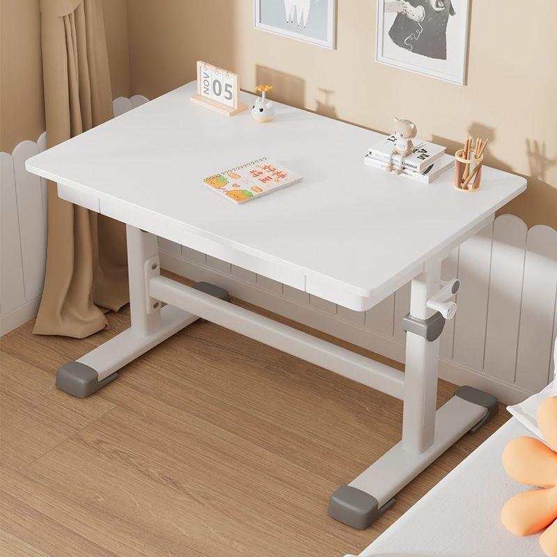 dde童学习桌儿小学生书桌学生家可用大CHB白桌降写字升课桌简易套