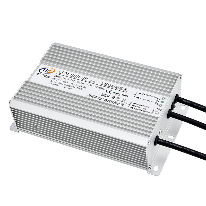 家生产8JHZ24V36V4V5厂00W防水开关电灯源500WLED带驱动电源开关