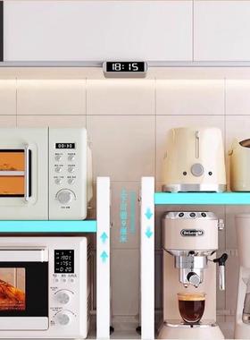 EWZ厨房台面物微波炉置架多功能用烤箱油风奶双层伸家缩分层收纳