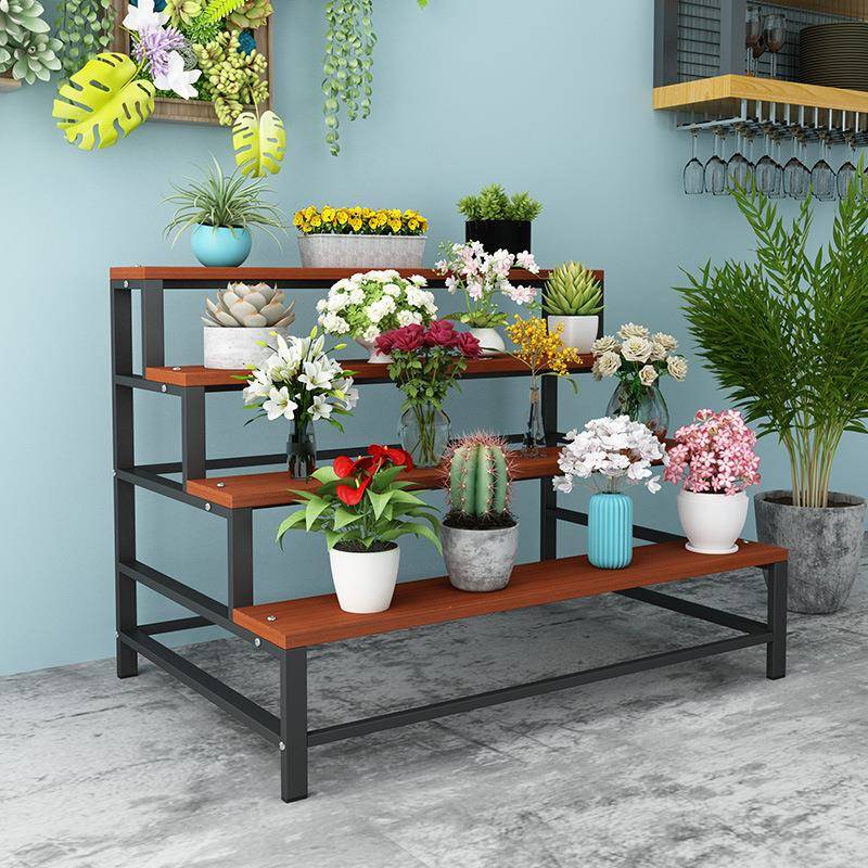 花多层客厅架子花盆店花花束花瓶铁艺BMB落地鲜花阳架台展示架架