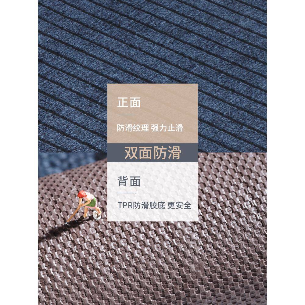 厨房地垫防滑防油防水吸水吸油脚垫耐脏入户门垫家用进门门口地毯