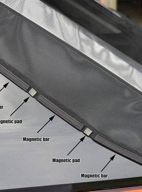 汽车后备箱蚊蚊车尾蚊帐42827后备箱帐汽防蚊网帐车遮阳窗纱防虫