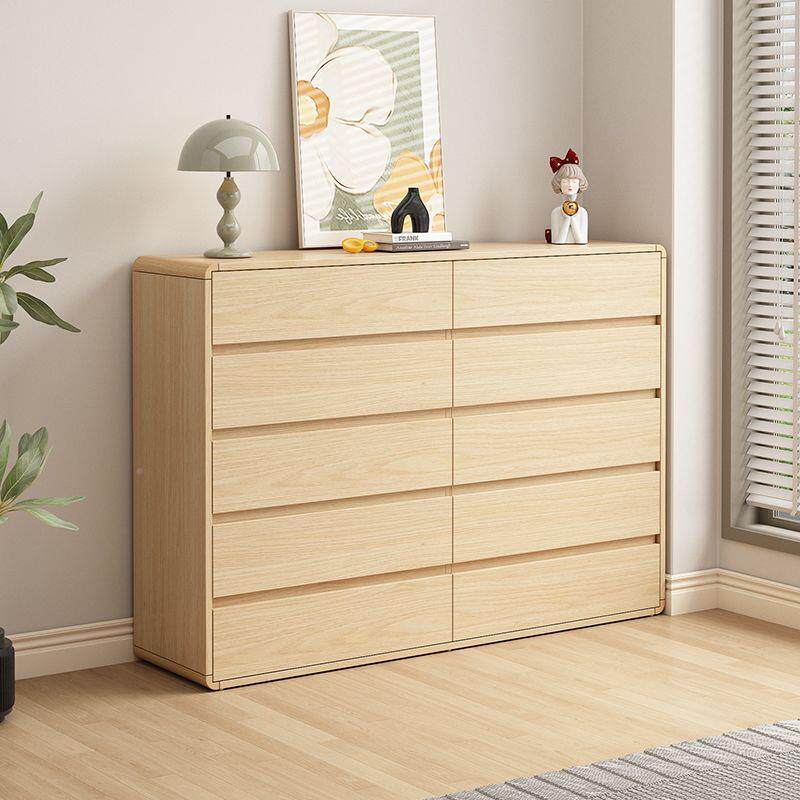 原木实木餐边斗柜客厅柜多风功能橱柜用70341收纳卧室储家物柜g^