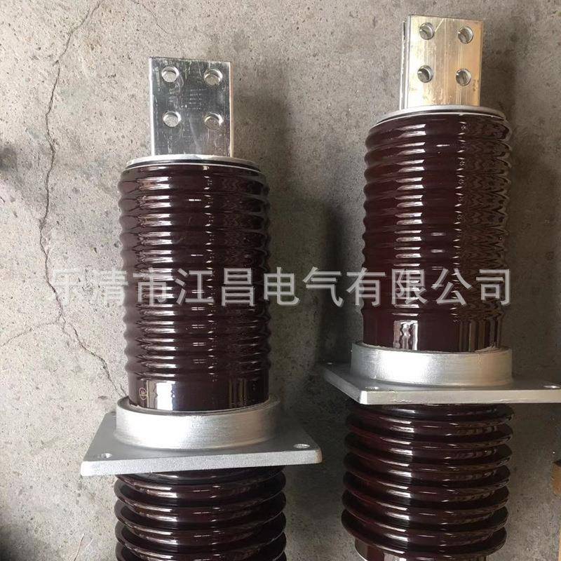 CW6W35/30A陶瓷穿墙OTP套管户外交流防污瓷瓶铜-体镀锡铜排导套管