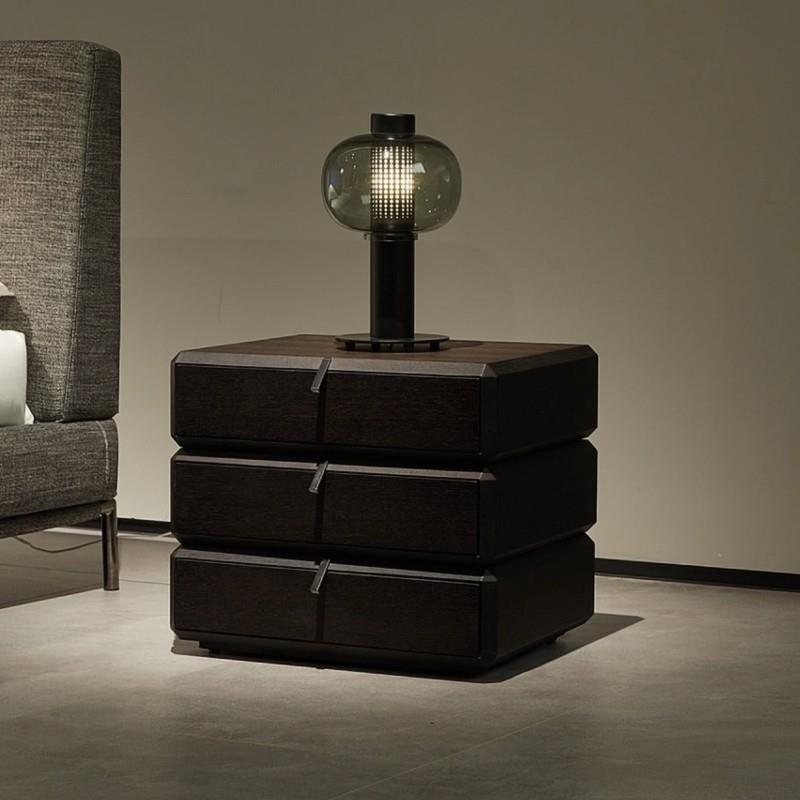 床头柜旋可转意式VHV极简代家卧室床边柜现简约轻奢感小用型柜子