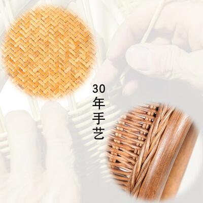 藤椅家编件用老人藤单人护腰椅KCM靠背藤子办公休闲手工阳台三套