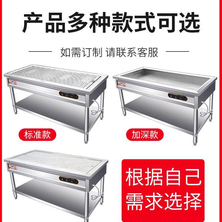 不锈钢卤肉INM熟温售快饭浏阳小碗蒸菜台式食商用保小型自助电加