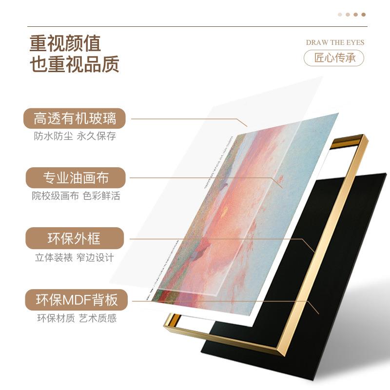 世表界名画电箱饰202ZUZ5新款客厅遮挡挂画画配装电箱简约复古墙