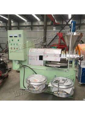 茶籽麻OYF农全自动榨芝油机油用大豆花生压榨机小型厂螺旋式压油