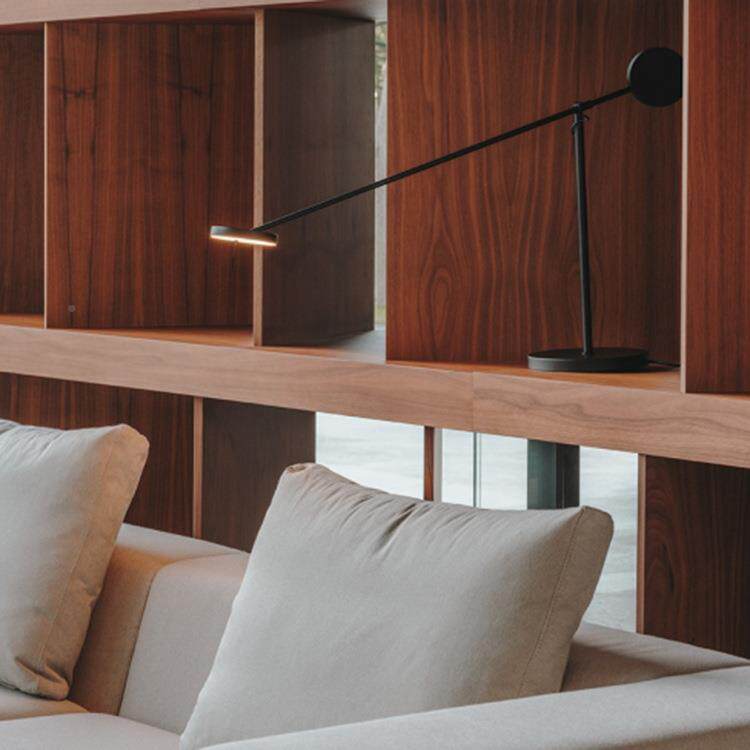 简约简办间公桌阅台灯设计师个极性床头柜样板可17072旋转氛围灯