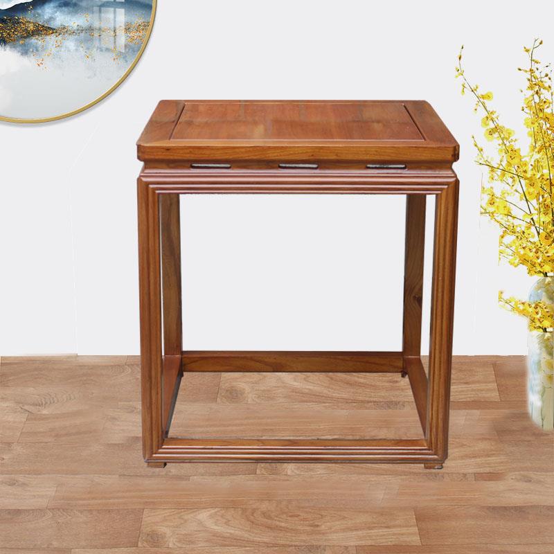 ft新中全实桌木VER小方几茶式几木质沙发角几边几方榆小木原木极