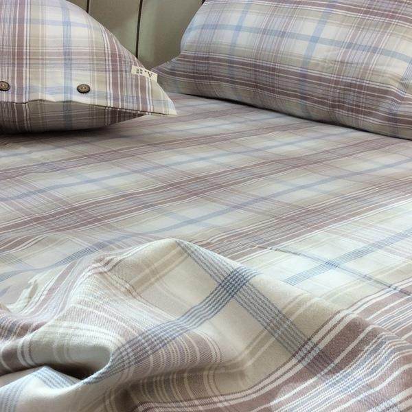 加厚0纯棉老粗布单山东4361710A类床单件暖睡精新单三件套品梳