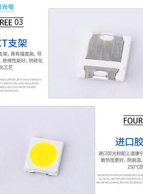 3030白光0平灯珠全光E谱贴片LED灯珠.2-1W面白光红绿蓝LD灯珠