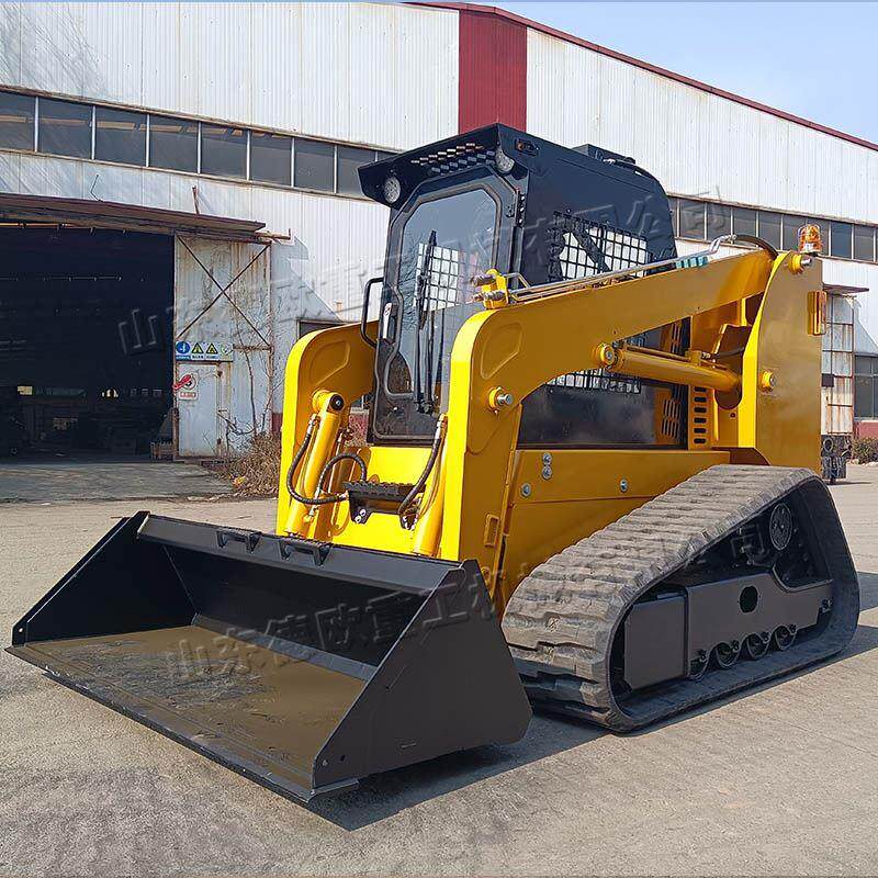 自走液压滑移装载机 全地形履带式农用挖土机 燃油挖掘机一机多用