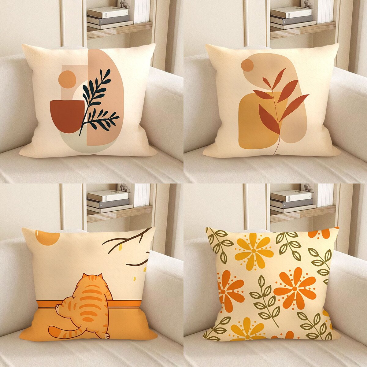 创意抱枕沙发客厅靠枕套小清新小碎花靠枕飘窗靠垫床上沙发靠背垫