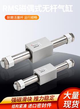 RMS无杆气缸RMS10/16/20/25/32/40X100X200X300-400-500