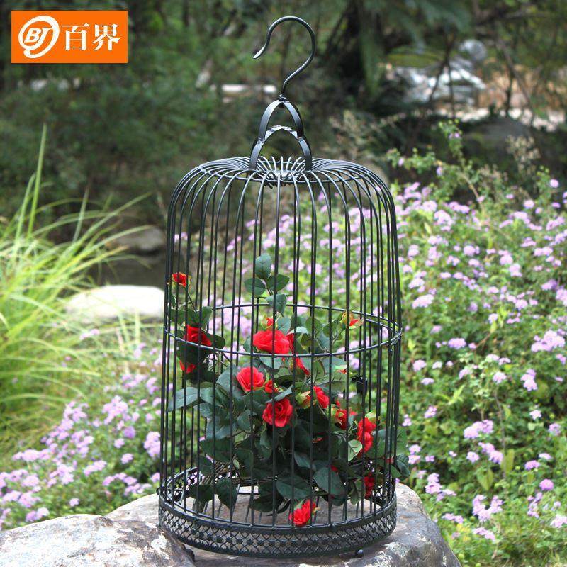 铁艺中式套二小鸟笼家居软装园艺装饰橱窗婚庆装饰品厂家现货,家居饰品,装饰摆件,淘宝优惠券,粉丝福利购,淘宝优惠卷