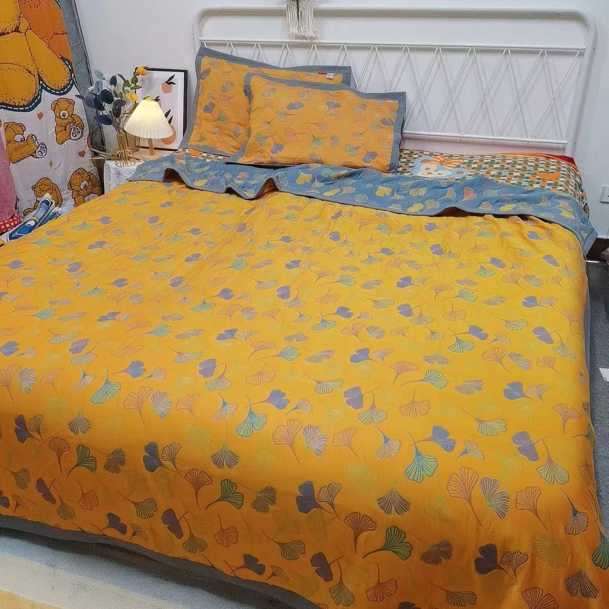 新款汉麻罗布麻纯棉纱布盖毯四季床盖可铺可盖纯棉纱布盖毯,床上用品,休闲毯/毛毯/绒毯,淘宝优惠券,粉丝福利购,淘宝优惠卷