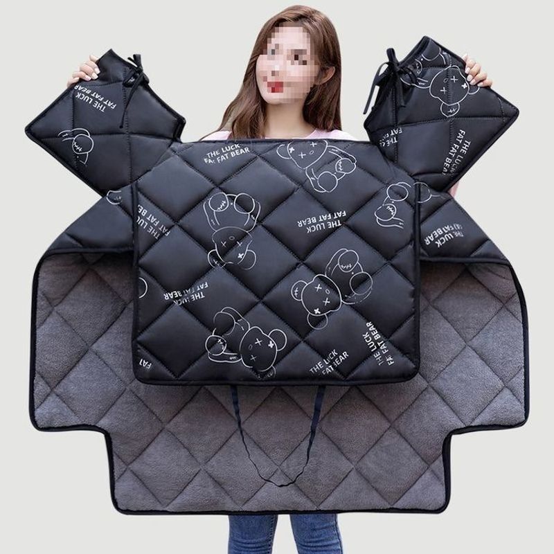 2025新款四季通用加绒电动车挡风被防风防水春秋冬季骑行装备