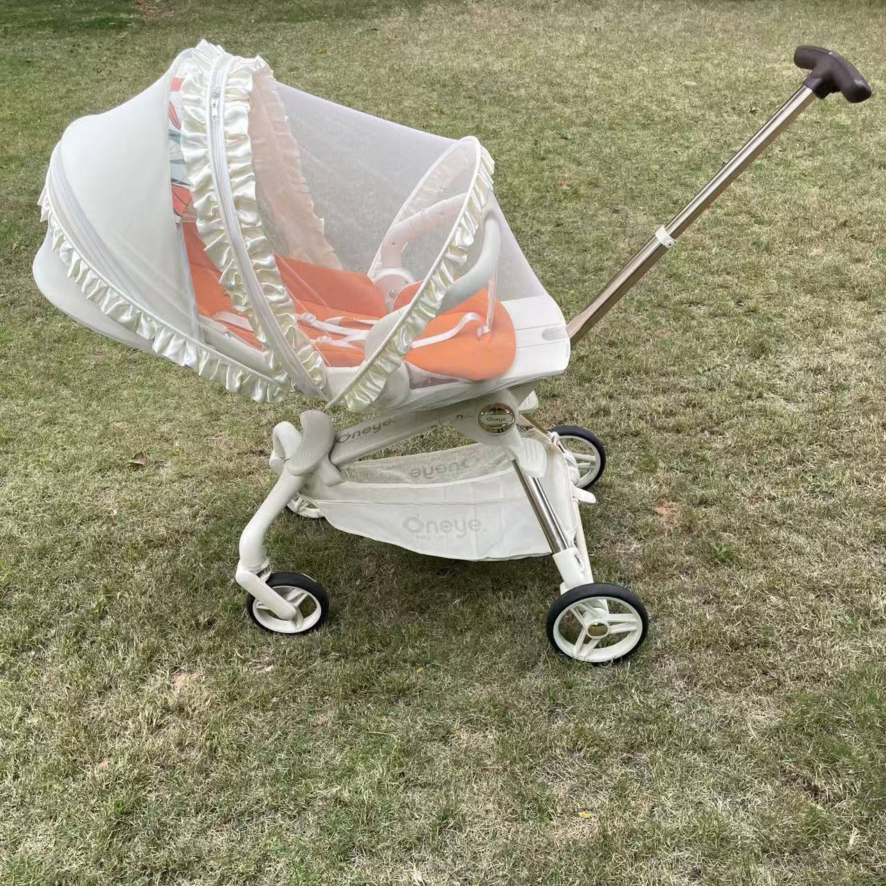 丸丫t6遛娃神器蚊帐全罩式通用BEBEBUS婴儿车防蚊罩凉席配件通用