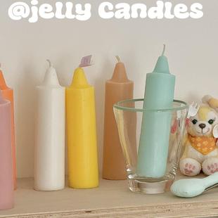 小众ins风多巴胺彩色手工香薰蜡烛家居软装 lab 礼物 Jelly