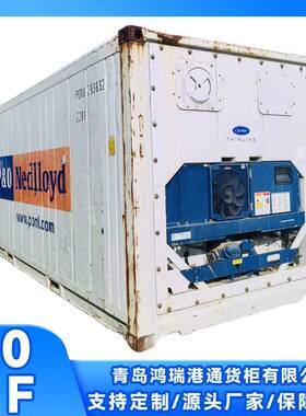 22R1冷藏集装箱20RF支持单件6米20RF小冻柜20英尺2.6米高