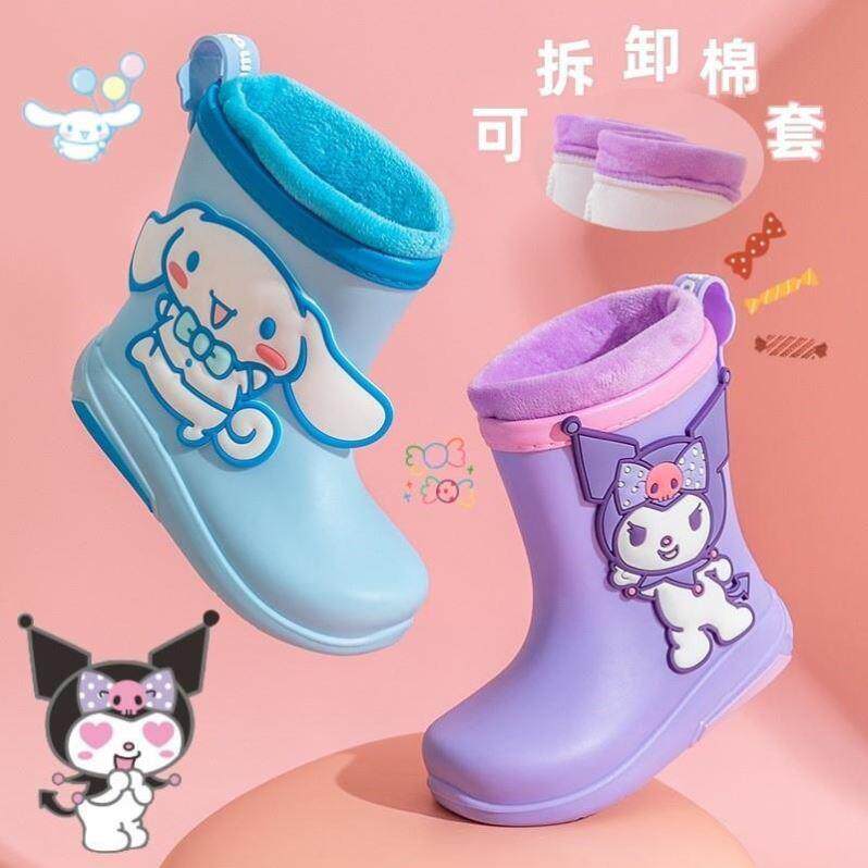 三丽鸥儿童雨鞋女童防水