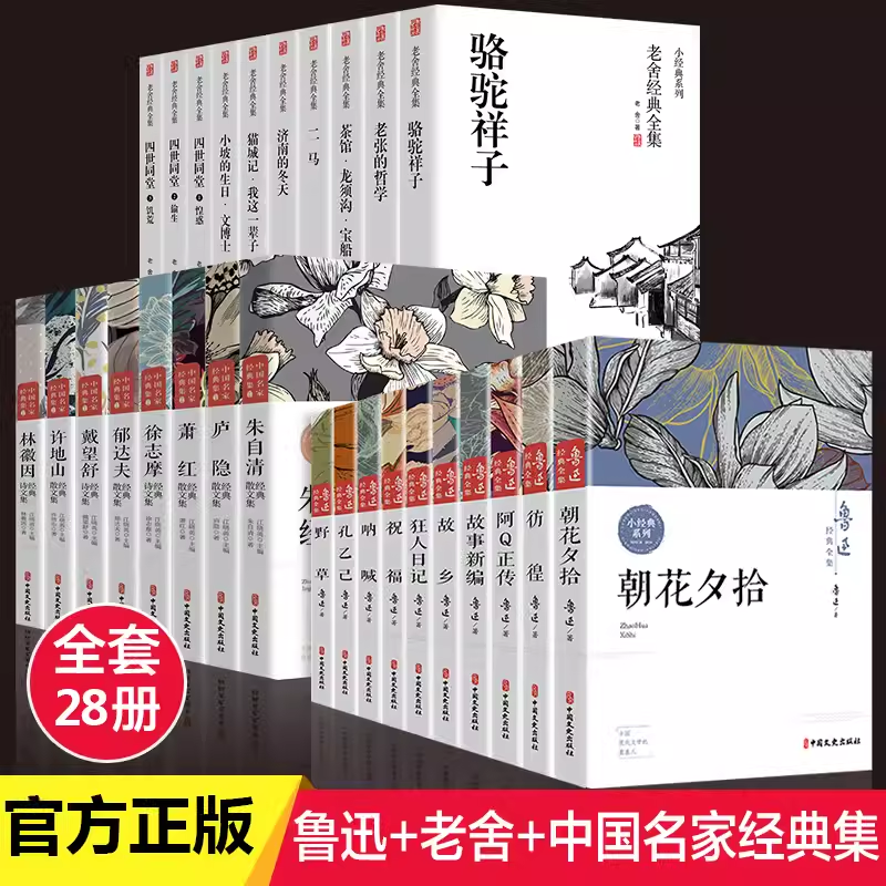 全10册鲁迅全集原著正版六七年级读书课外阅读书籍朝花夕拾狂人日记故乡野草呐喊彷徨阿Q正传孔乙己小说经典作品集杂文集初中生 书籍/杂志/报纸 儿童文学 原图主图