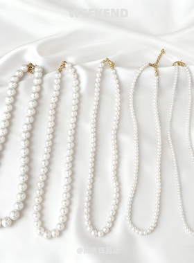 施家珍珠项链女小众轻奢设计