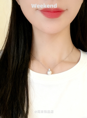 珍珠项链女款毛衣链颈链
