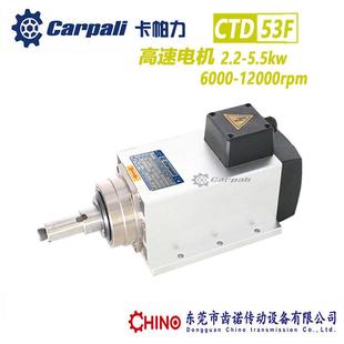 卡帕力CARPALI主轴电机CTD53F亚克力玻璃金属抛光打磨高速电机