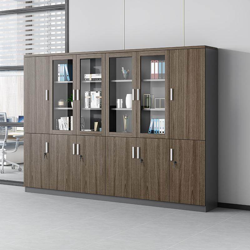 文件柜木质简约现代档案柜资料柜储物柜书柜玻璃带锁办公室柜子,商业/办公家具,办公储物柜,淘宝优惠券,粉丝福利购,淘宝优惠卷