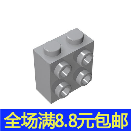 积木MOC 22885小颗粒拼插积木散件兼容国产零配件 单侧带四凸点砖