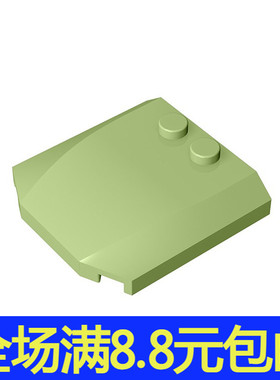 兼容国产 45677 4x4 汽车盖板 楔形件 MOC小颗粒补件moc补件