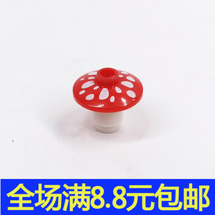 小颗粒积木MOC场景零件配件植物 食物 蘑菇 台灯4740 59900印刷件