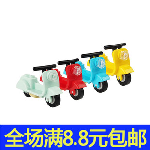 兼容国产15396c01摩托车小绵羊scoote自行车小颗粒积木拼装配件