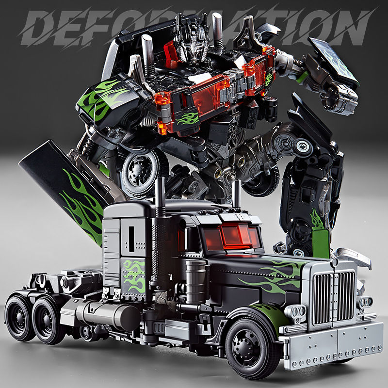 威将再版20cm合金版全新涂装变形擎天金刚双刀柱子哥机器人模型