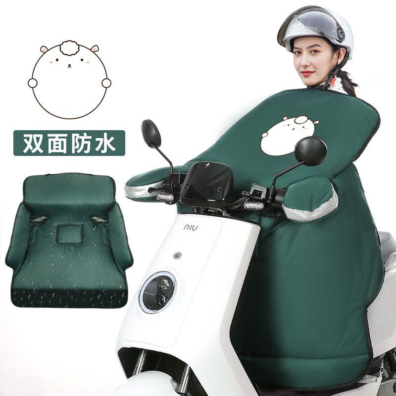 2025新款冬季加绒保暖电动摩托车防晒挡风罩电车防寒防风衣保暖套