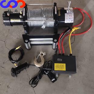 农用车机具插秧机用小绞盘3000磅6000磅8000磅水田防水绞盘