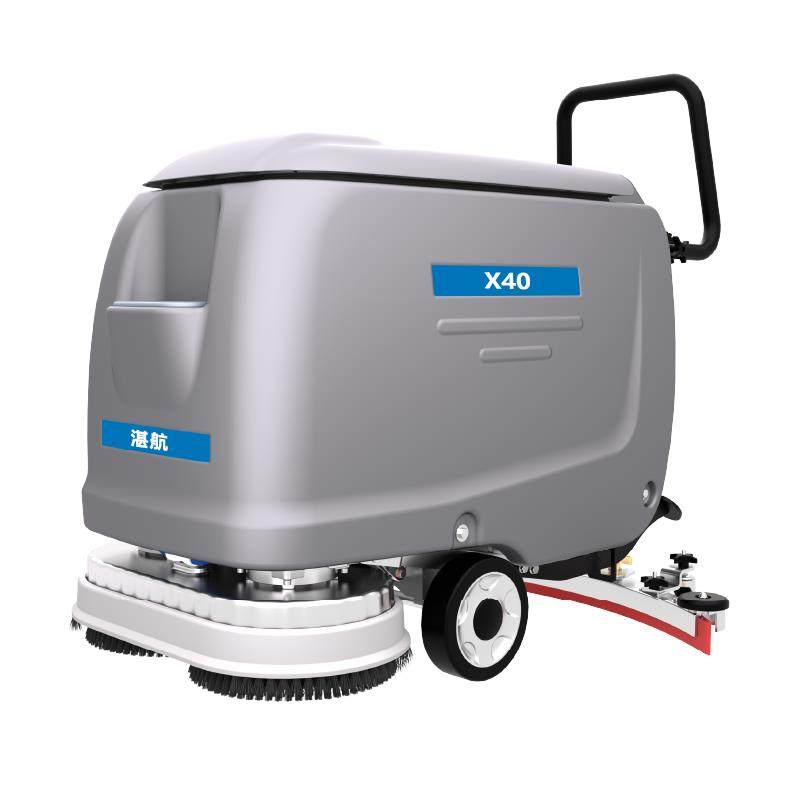 手推式洗地机商用工业工厂车间用拖地物业车库电动地洗机吸拖一体