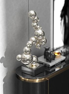 黄大师轻奢高档入户玄关大型落地摆件智慧灯塔酒店客厅装饰品2005