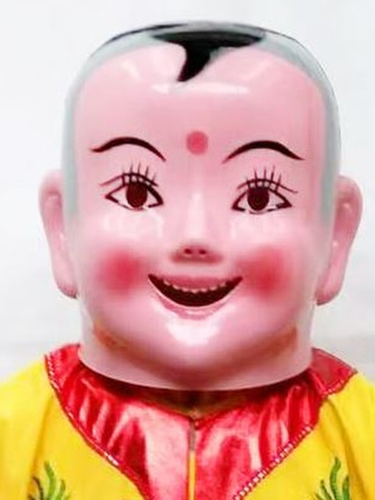 龙大头娃娃道具头套面具服装塑料娃娃头舞舞狮喜庆道具秧歌锣鼓服