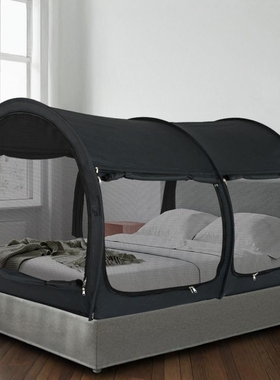 ALVANTOR冬季室内床上遮光帐篷家用保暖保温防蚊网纱速开窗帘蚊帐