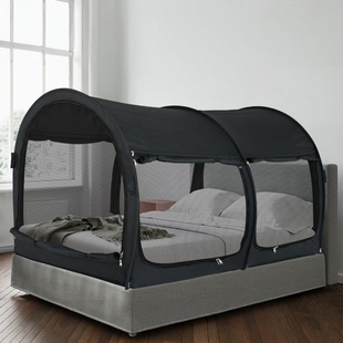 ALVANTOR冬季室内床上遮光帐篷家用保暖保温防蚊网纱速开窗帘蚊帐