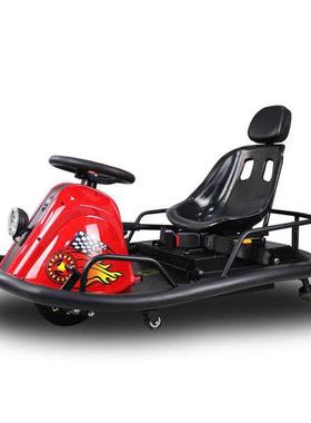 2024新款儿童碰碰车广场游乐设备商用室内户外亲子电动漂移卡丁车