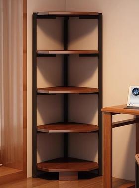 角柜墙角拐角置物架一体靠墙客厅角落三角柜子厨房卧室多用转角柜