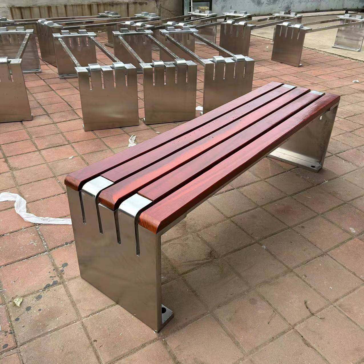 公园椅户外长椅不锈钢塑木座椅广场坐凳休闲椅社区广场公园坐凳,鲜花速递/花卉仿真/绿植园艺,割草机/草坪机,淘宝优惠券,粉丝福利购,淘宝优惠卷