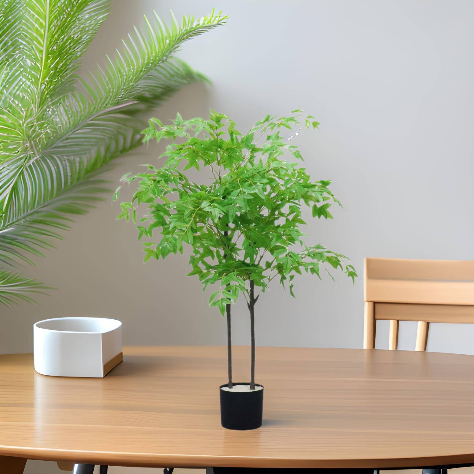 仿真植物家居盆栽大型仿生绿植客厅落地装饰摆件高端轻奢假南天竹