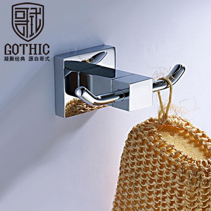 哥式GOTHIC浴室全铜挂衣钩卫生间门后钩宾馆壁挂衣帽钩挂件