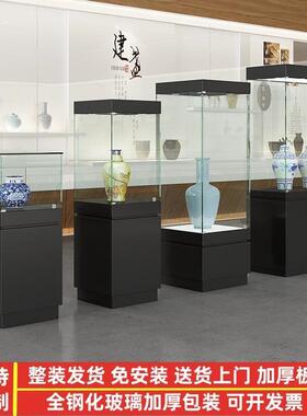 商场玻璃柜展示柜珠宝首饰柜台样品展览陈列柜博物馆文物展台展柜
